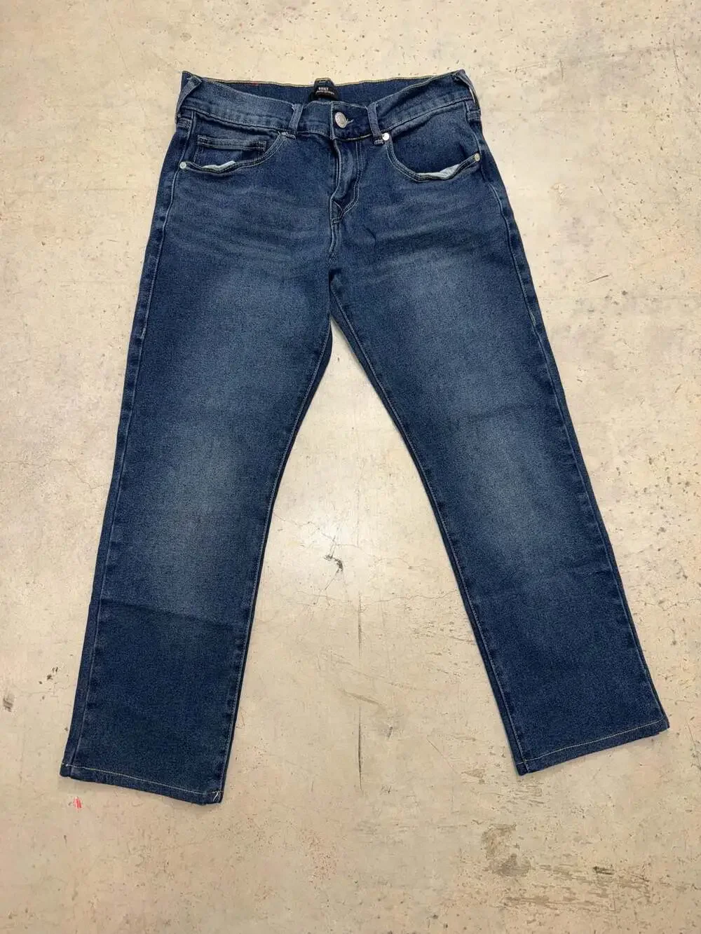 True Religion Ricky Relaxed Straight Men's Jeans Size 30 Dark Wash